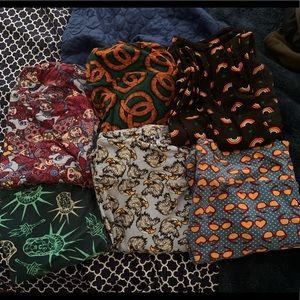 Lot of 6 LuLaRoe leggings (Tall & Curvy)